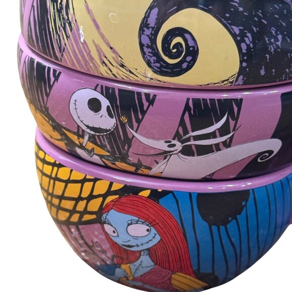 Nightmare Before Christmas Tea for Two Set – Jack & Sally Ceramic Teapot & Cups - Picture 5 of 13